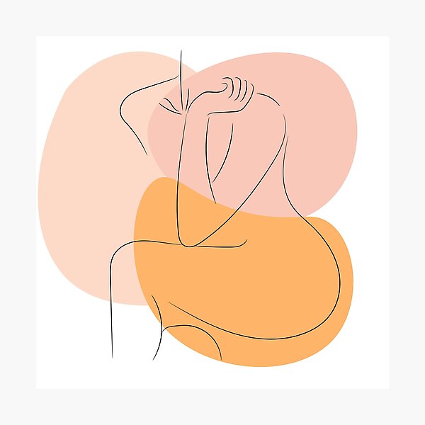 Nude figure illustration Photographic Print