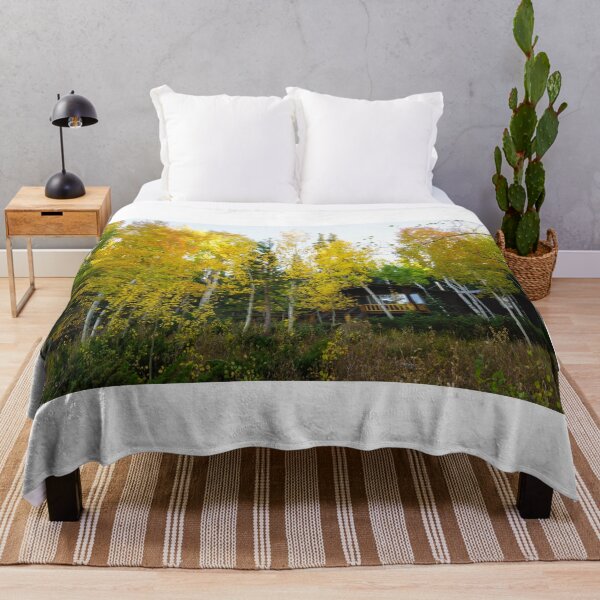Item preview, Mountain Cabin in Fall | Rainbow Valley, Wyoming designed and sold by voz-captures.