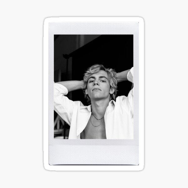 Ross Lynch Polaroid Pegatina brillante