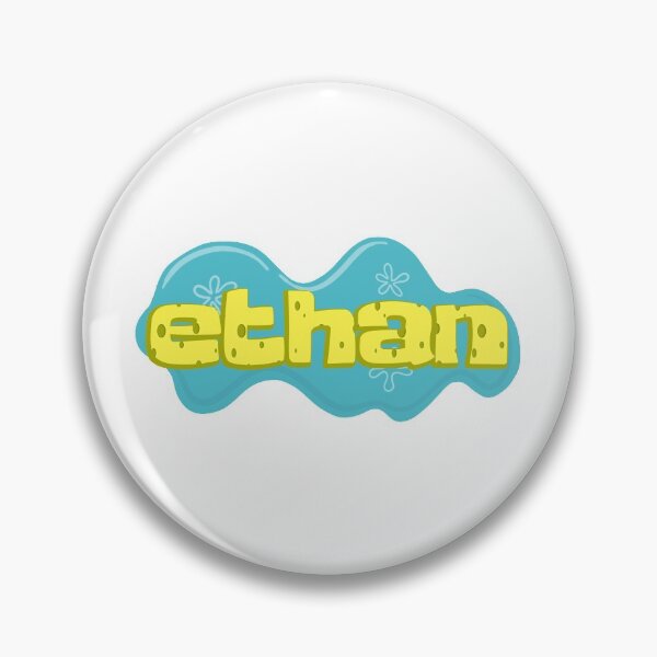 Item preview, Boy Name Ethan in SpongeBob Cartoon Style designed and sold by Space-Bug.