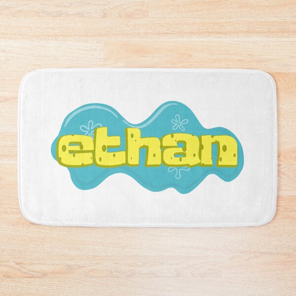 Item preview, Boy Name Ethan in SpongeBob Cartoon Style designed and sold by Space-Bug.