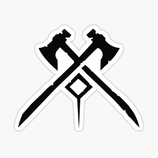 New World Logo Design Sticker