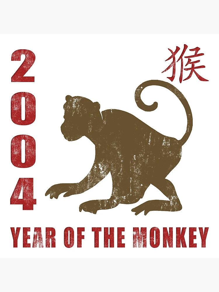 Year of The Monkey 2004 Chinese Zodiac Monkey 2004 Photographic Print