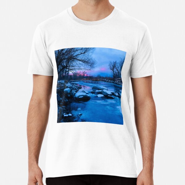 Item preview, Pink Sunset over Poudre River | Fort Collins, Colorado designed and sold by voz-captures.