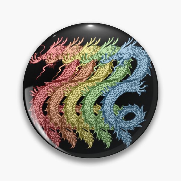 Item preview, Chinees rainbow dragon designed and sold by Art-Shack.
