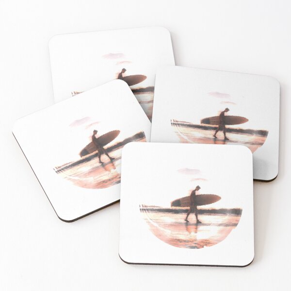 Item preview, SURFING - MINIMALIST DESIGN WATERCOLOUR  designed and sold by Tropical Blood.