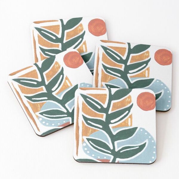 Item preview, Abstract plant painting designed and sold by Emily Zigo.