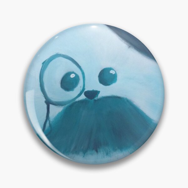 Item preview, Blue Dapper Dog - Pet Portrait, Dog, Moustache, Bowler Hat, Monocle, Fancy designed and sold by Clean-Man.