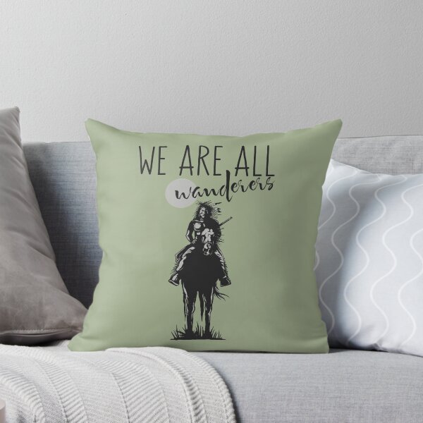 Item preview, We Are All Wanderers Proud Native American Riding a Horse designed and sold by MarOlv.