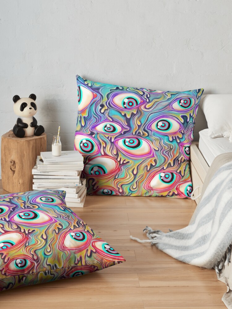 Alternate view of Eyeball Pattern Floor Pillow