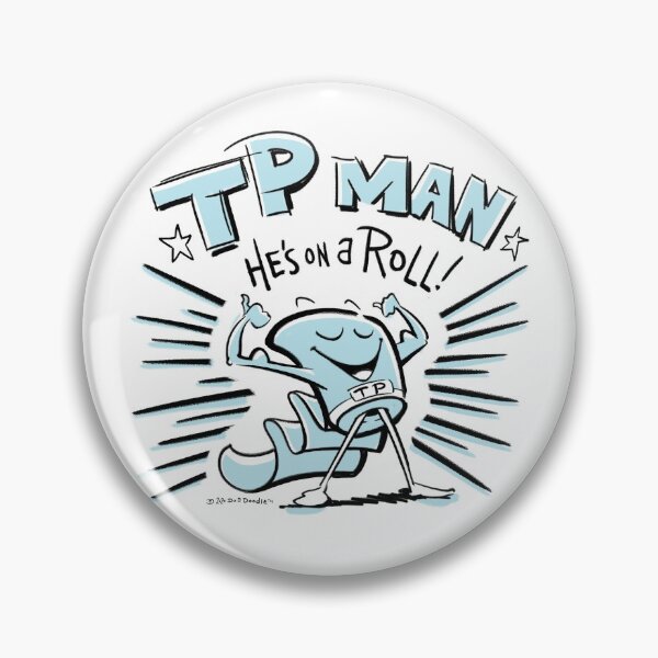 Item preview, TP Man - He's on a Roll! designed and sold by DoaDoodle.
