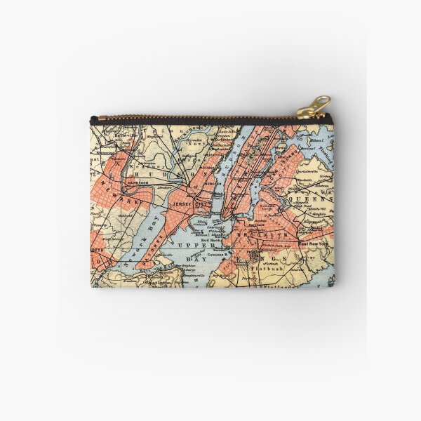 Item preview, Vintage Map of The New York City Vicinity (1890)  designed and sold by BravuraMedia.