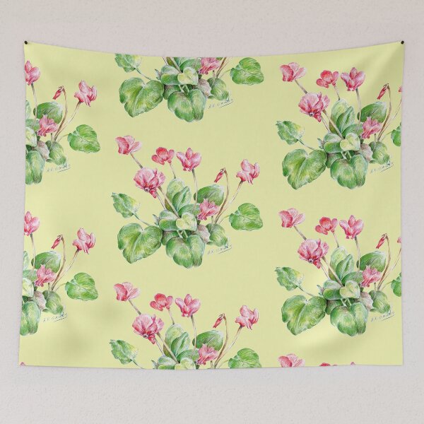 Item preview, Color pencil of Cyclamen Flower designed and sold by Shininglight14.