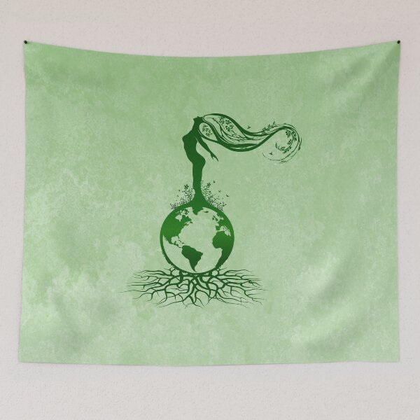 Item preview, Mother Earth - Grunge Green designed and sold by serenaking.
