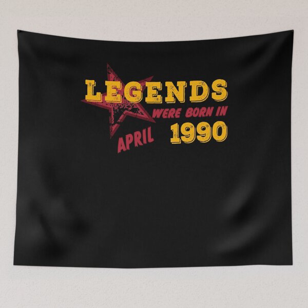 Artikelvorschau, Geboren in April 1990 Jahrgang 1990 - 30 Geburtstag Lustiges Geschenk entworfen und verkauft von Dubbra.