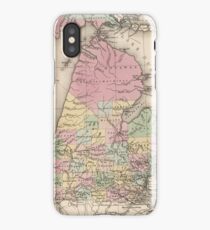 Vintage Map of Michigan (1836) iPhone Case
