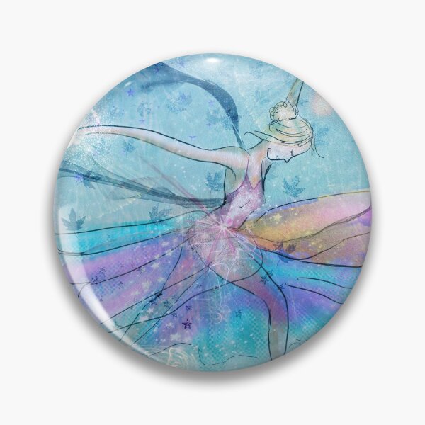 Artikelvorschau, Graceful Ballet Dancer in Blau und Flieder entworfen und verkauft von fotografixgal.
