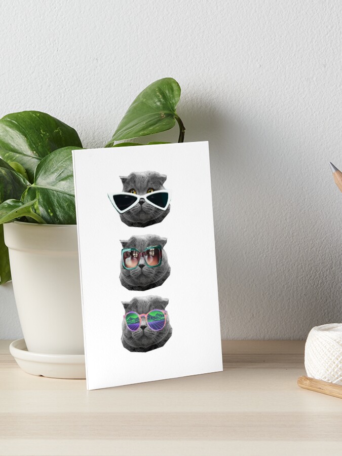 GALAXY CAT SUNGLASSES FASHION COOL SHOPPING CANVAS TOTE BAG IDEAL GIFT PRESENT