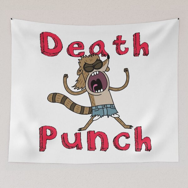 Item preview, Rigby's Death Punch of Death | Regular Show designed and sold by durkstars.