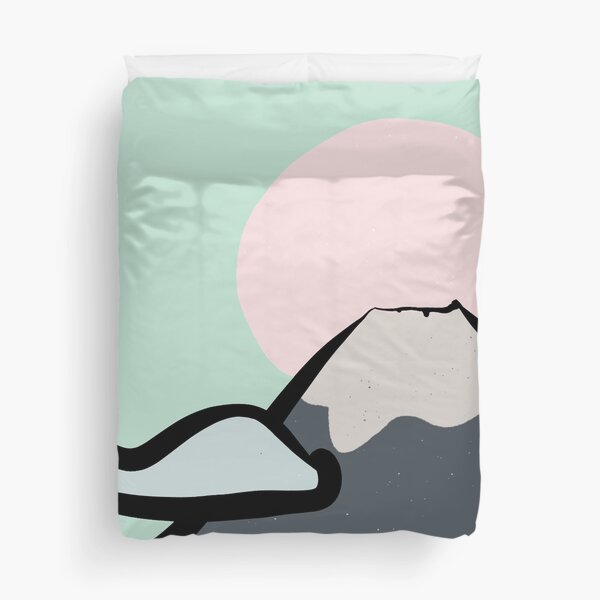Monte icónico de Japón Funda nórdica