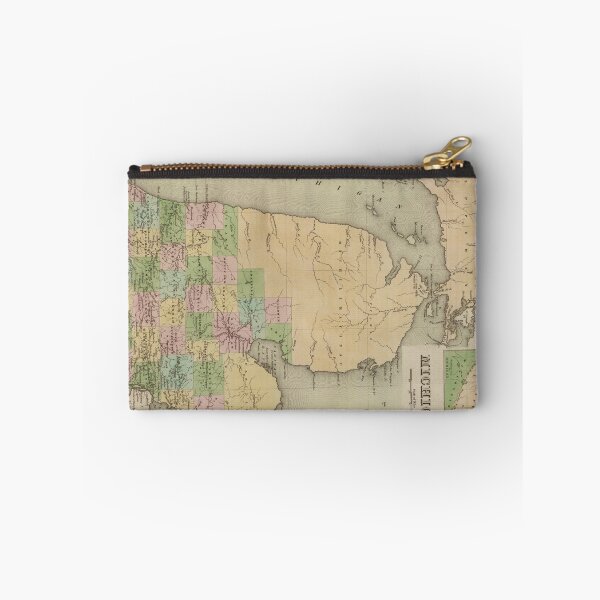 Item preview, Vintage Map of Michigan (1838) designed and sold by BravuraMedia.