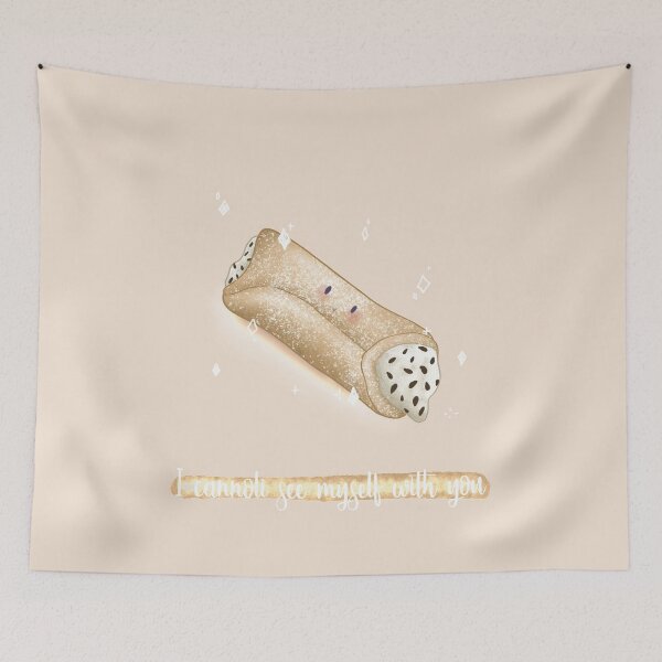 Item preview, I cannoli see myself with you canolli pastries and desserts pun card designed and sold by AliciaBarten.