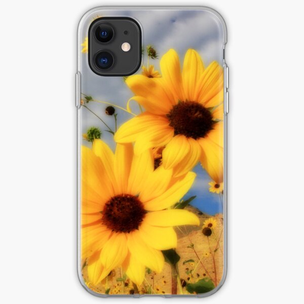 Sunflower Ipod case iPhone Soft Case