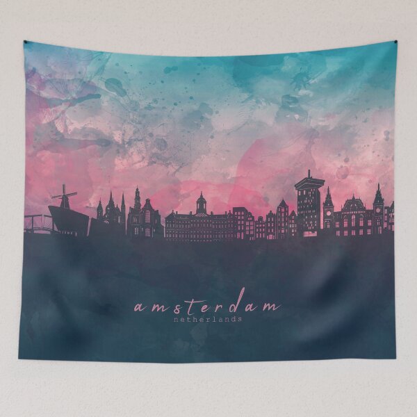 Item preview, amsterdam skyline designed and sold by BekimART2.