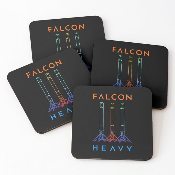 Item preview, SpaceX Falcon Heavy - T-Shirt designed and sold by Rocket Shop Creative.
