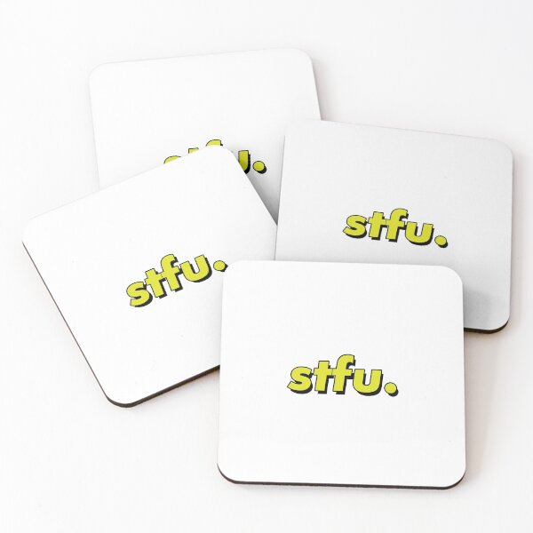 Item preview, stfu - Antisocial Stickers designed and sold by chill-AF.
