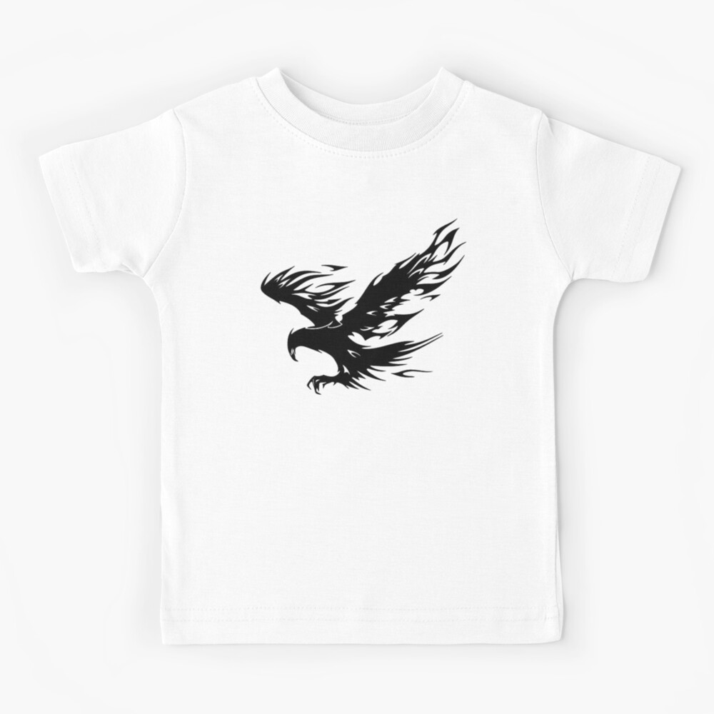 Camiseta para niños «Águila tribal llameante» de thatstickerguy | Redbubble