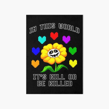 Flowey Pixel Art: It's Kill Or Be Killed