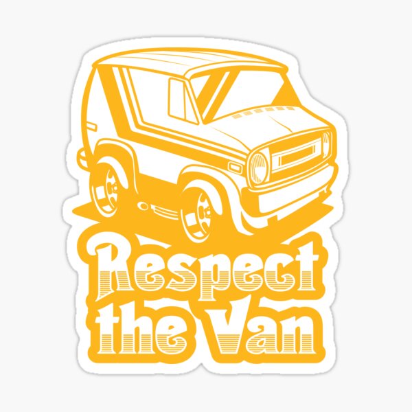 Item preview, Respect The Van (Ghost) - Gold designed and sold by Justin Ellis.