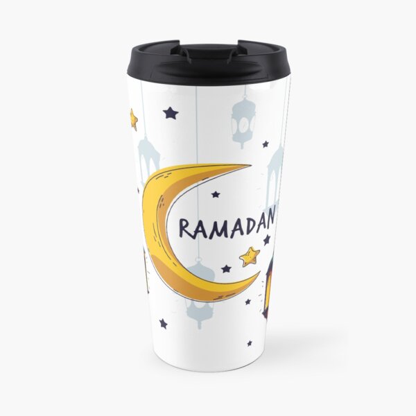 Ramadan mubarak and Ramadan kareem Travel Mug