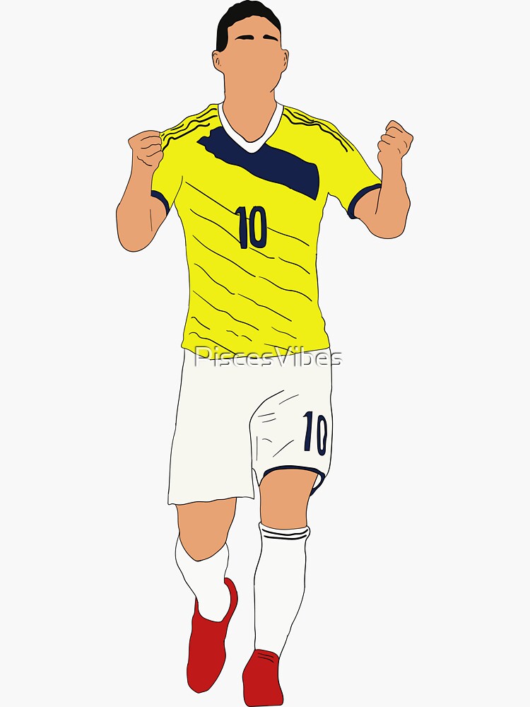 James Rodriguez historical Colombia jersey
