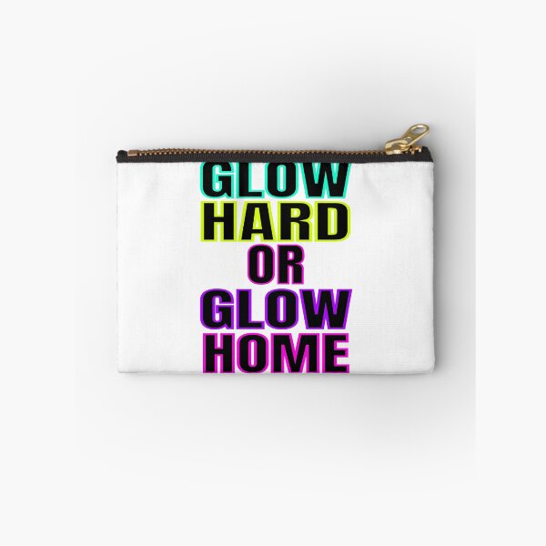 Item preview, Glow Hard Or Glow Home Glow Birthday Party print designed and sold by RedmonsDesigns.