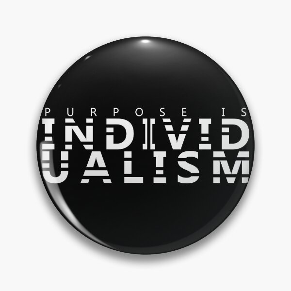 Item preview, PURPOSE IS INDIVIDUALISM designed and sold by NoirPineapple.