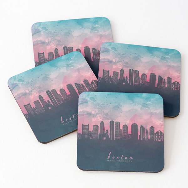 Item preview, boston skyline designed and sold by BekimART2.
