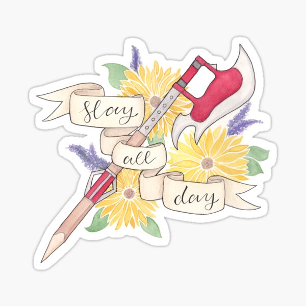Item preview, Slay All Day  designed and sold by Gwenpai_Art.