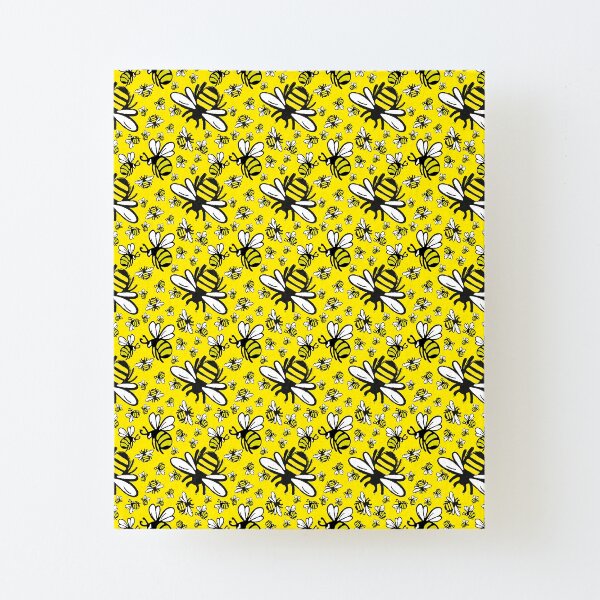 Buzzy Bee and friends Canvas Mounted Print