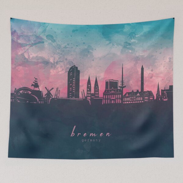 Item preview, bremen skyline  designed and sold by BekimART2.