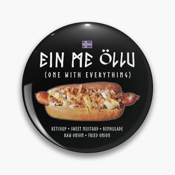 Item preview, Iceland Hot Dog Viking Cuisine Reykjavik Remoulade Mustard designed and sold by twHistory.
