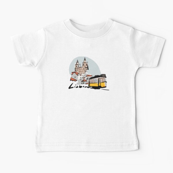 Ilustración de lisboa | Portugal Camiseta para bebés