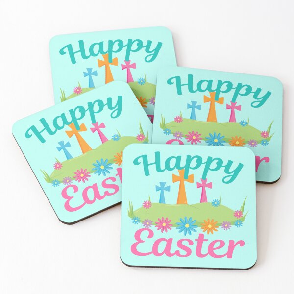 Item preview, Happy Easter Religious Flowers Crosses designed and sold by Epic Love Designs.