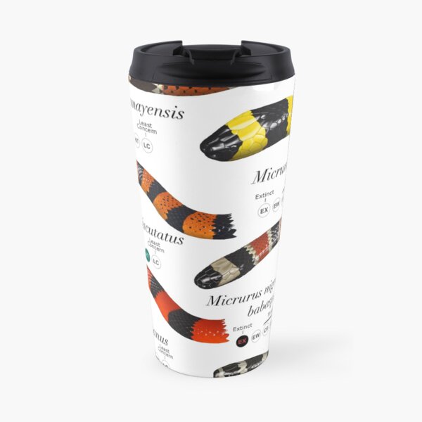 Endangered Coral Snakes Travel Mug