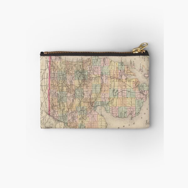 Item preview, Vintage Map of Michigan (1873) designed and sold by BravuraMedia.