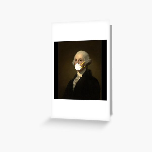 George Washington: Masked Greeting Card