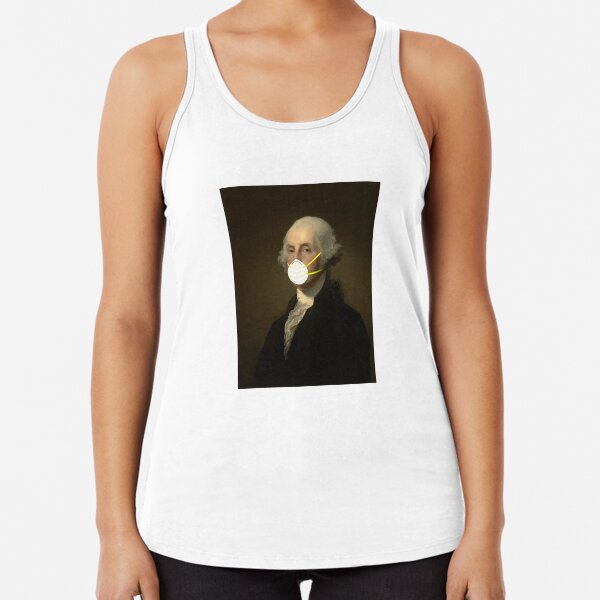George Washington: Masked Racerback Tank Top