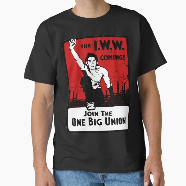 Item preview, Treten Sie der One Big Union bei - Industriearbeiter der Welt, Sozialisten, Anarchisten designed and sold by SpaceDogLaika.