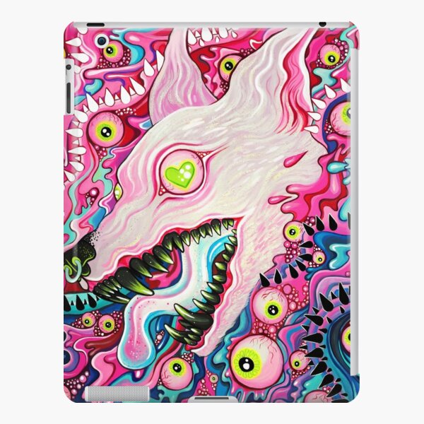 Glitterwolf Acrylic Painting iPad Snap Case